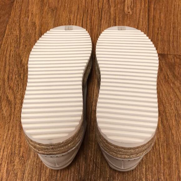 Rag & Bone Kent Espadrille in White with Jute Platform Size 9 (39) - Picture 10 of 15